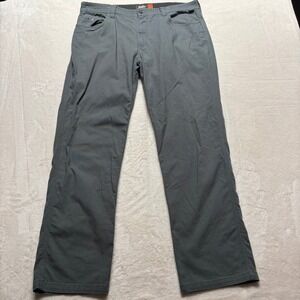 Howler Brothers Frontside 5-Pocket Pants Size 40/32 Durable Stretch Canvas Grey